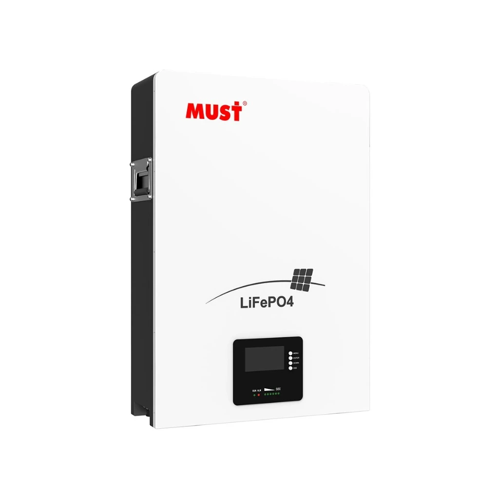 [MH19-48100] Batterie Lithium Dc 51.2V 100AH Avec Ecran/BMS/Wifi